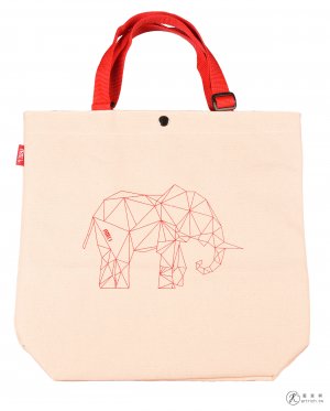 台藝獨家-大象帆布袋 / Elephant Canvas bag